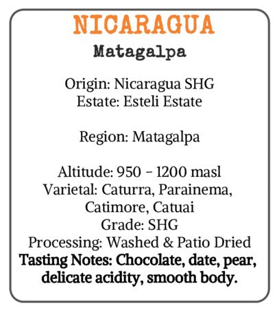 Nicaraguan  Matagalpa 200g