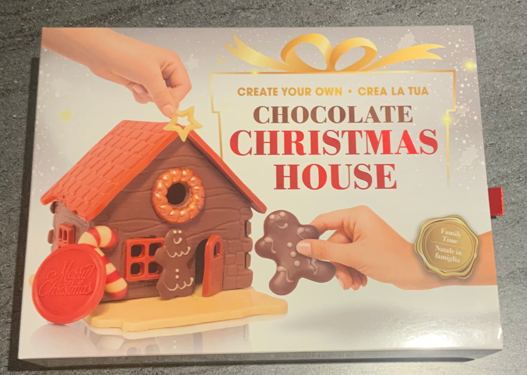 Build your own chocolate Christmas house